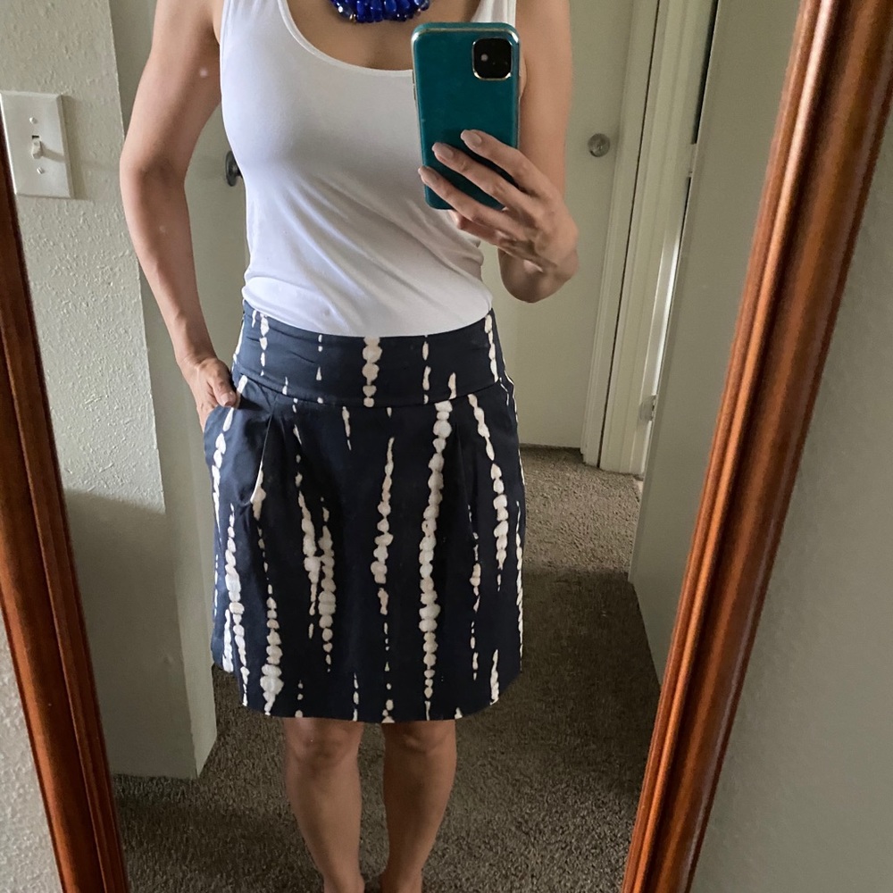 Black print skirt- Ann Taylor